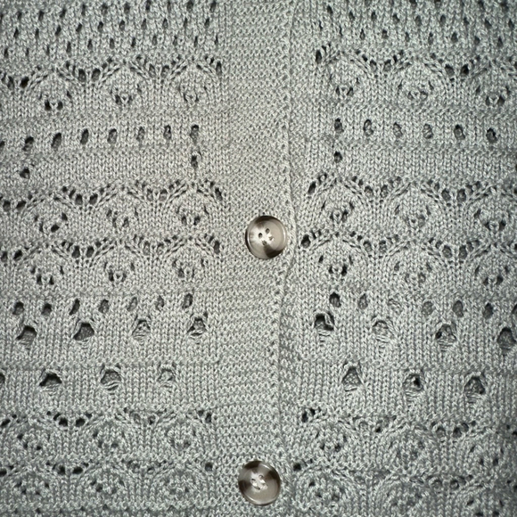 Jessica Simpson Light Gray Knit Cardigan - Picture 6 of 12